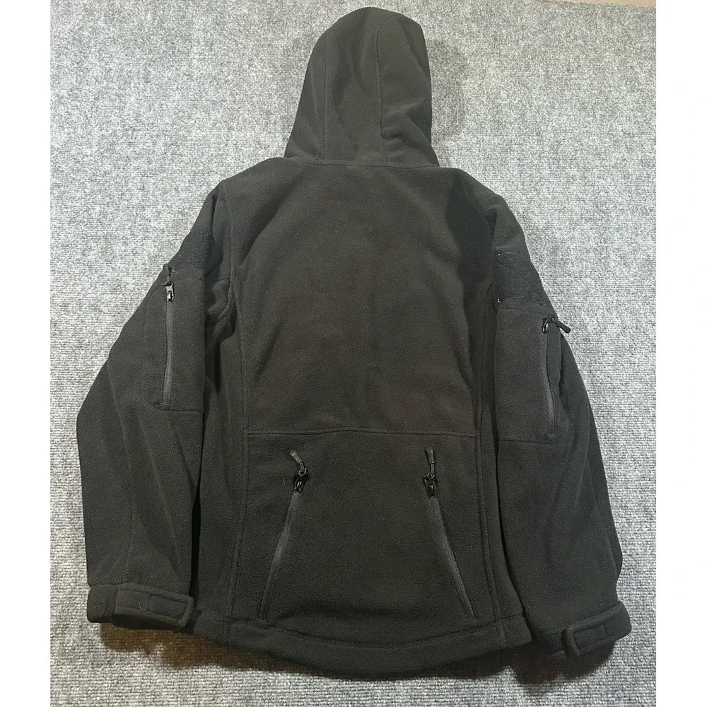 Baerskin Tactical Men's Small Black Fleece Full Zip Hooded Jacket